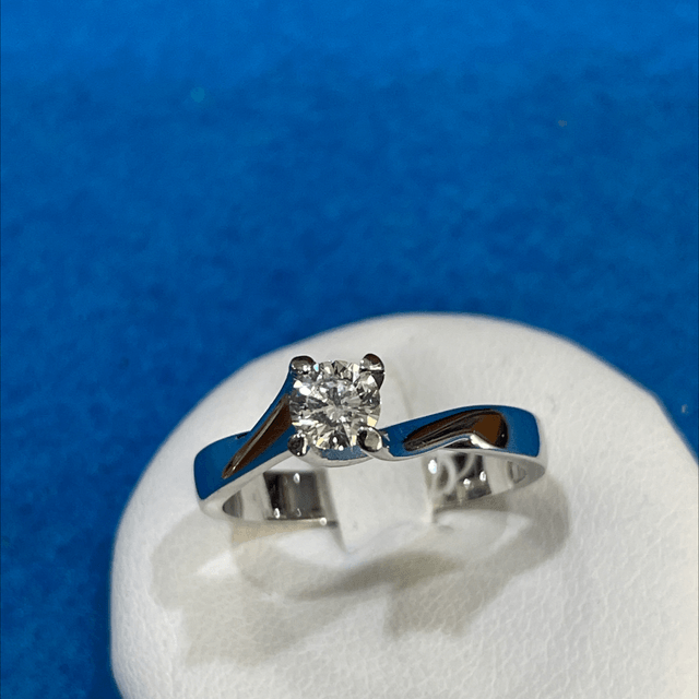 Anello Solitario Diamante 0,40 Ct. 