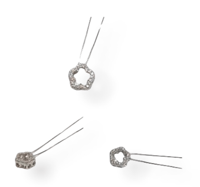COLLIER CIONDOLO DIAMANTI 0,20 Ct.
