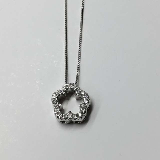 COLLIER CIONDOLO DIAMANTI 0,20 Ct.