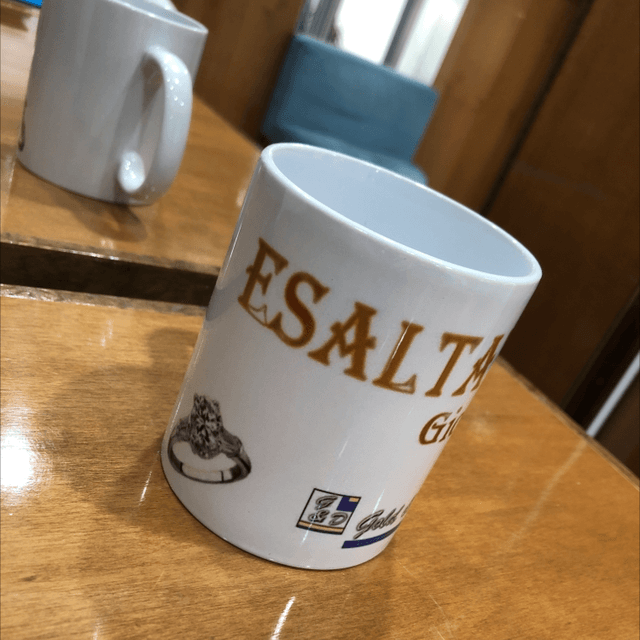 TAZZA MUG Gold & Diamond by Esaltato Gioielli 